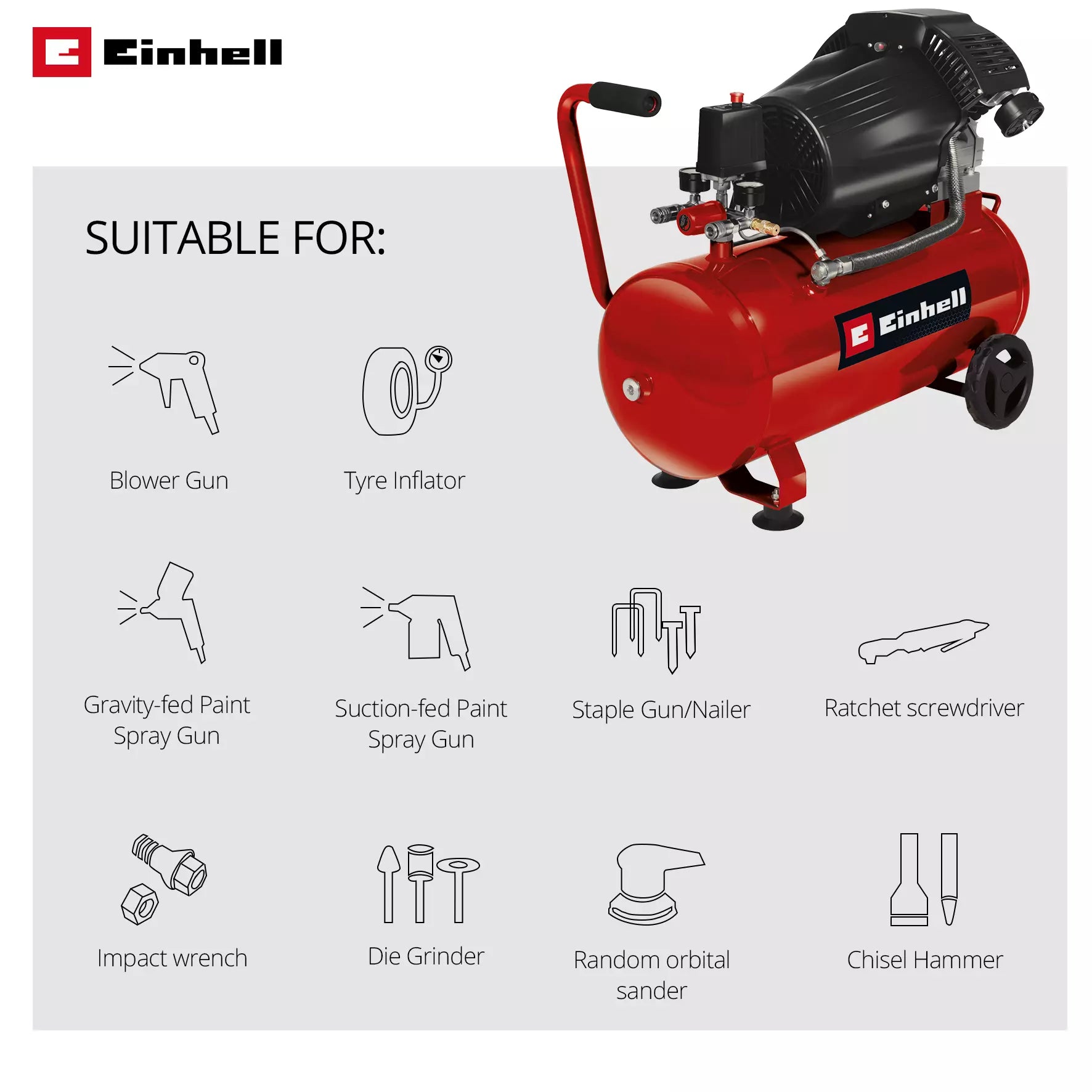 EINHELL TC-AC 420/50/10 V Compresor