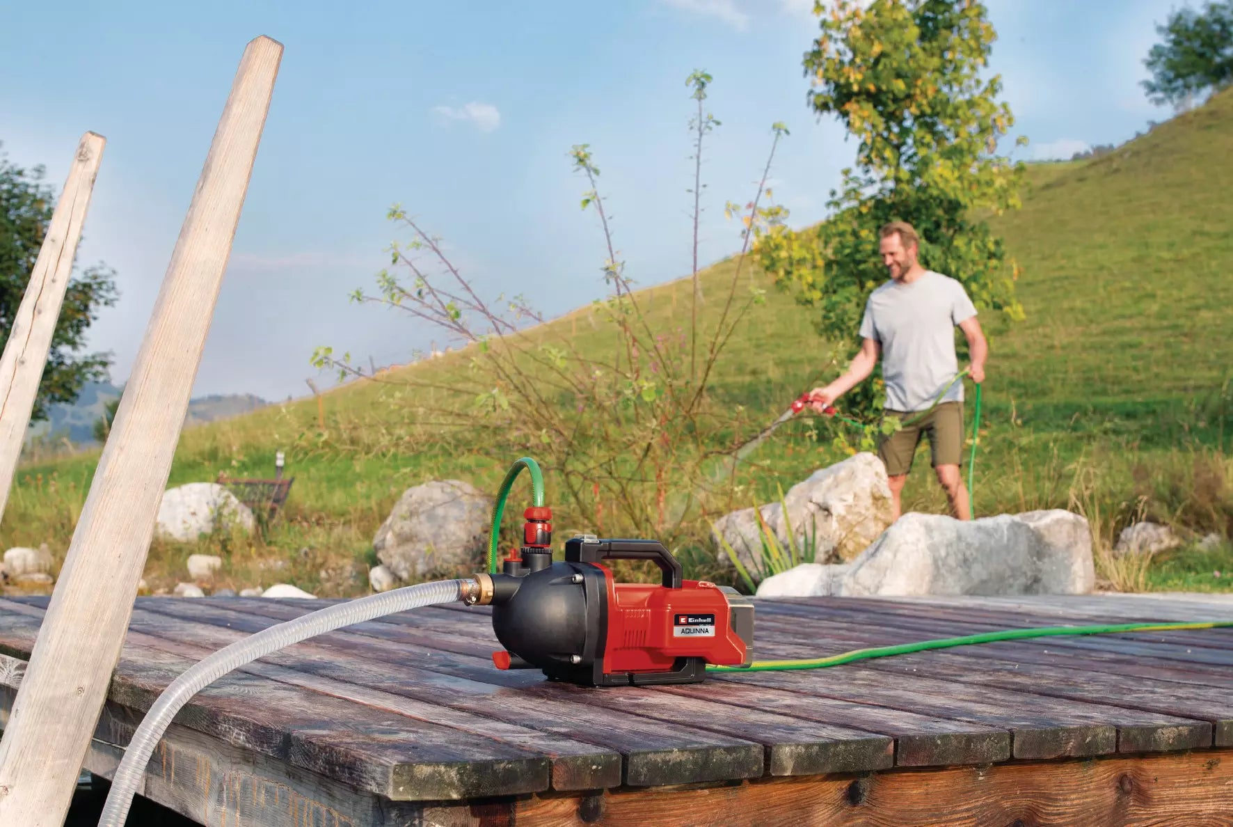 EINHELL AQUINNA 36/30 Pompa de gradina fara fir - 0