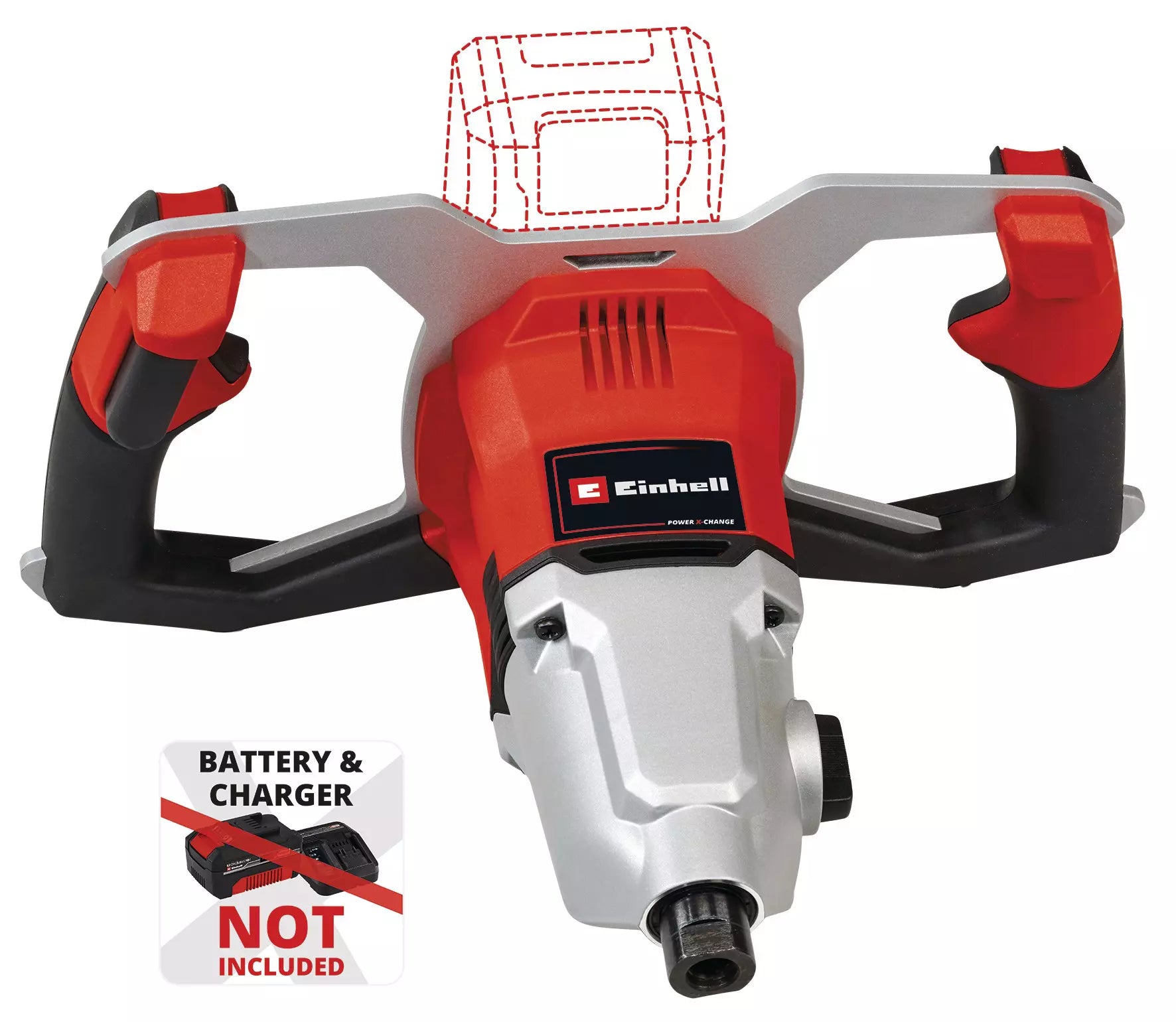 EINHELL TP-MX 18-2 Li BL - Solo PROFESSIONAL Mixer fara cablu pentru vopsea/mortar