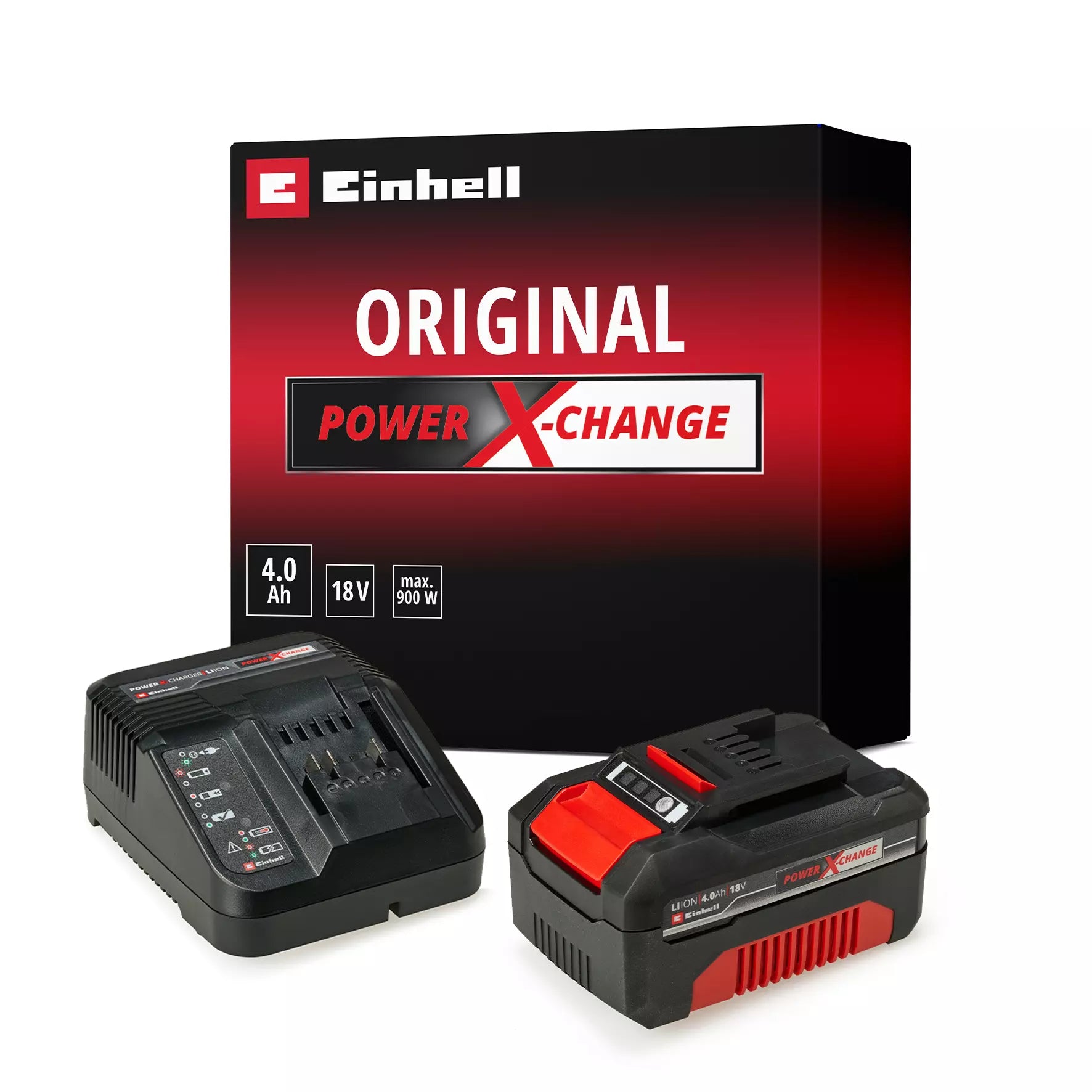 EINHELL 18V 4,0Ah PXC Starter Kit, ACUMULATOR 4AH + INCARCATOR