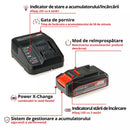 EINHELL 18V 2,5Ah PXC Starter Kit, ACUMULATOR 2.5AH + INCARCATOR-2