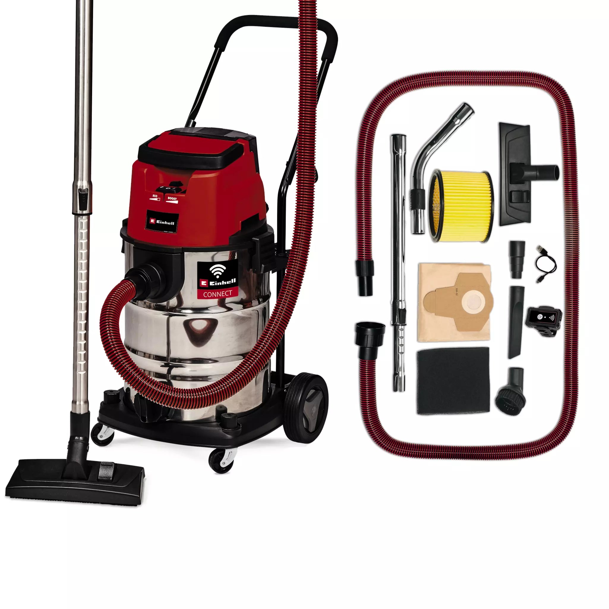 EINHELL TP-VC 36/30 S Auto-Solo PROFESSIONAL Aspirator fara fir umed/uscat