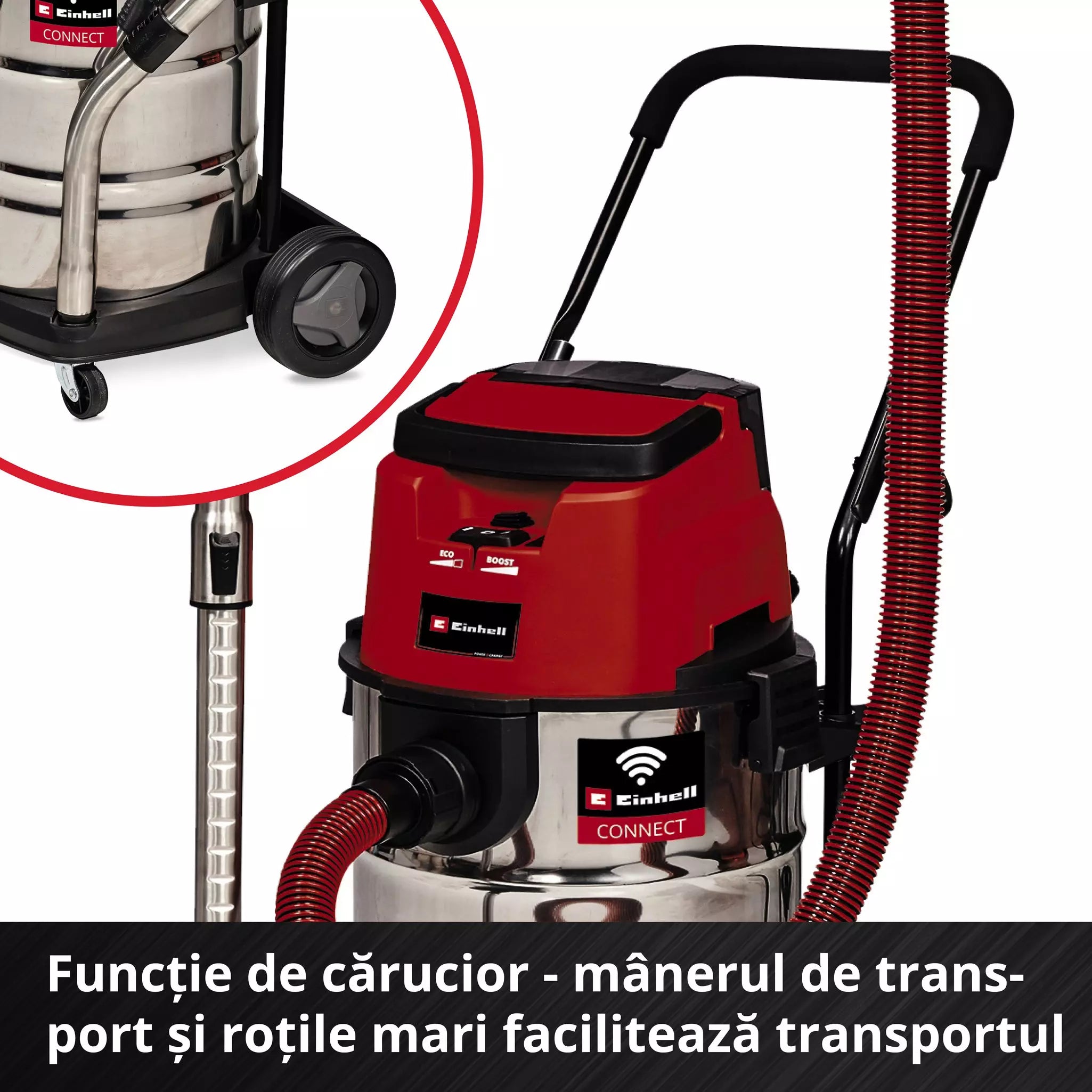 EINHELL TP-VC 36/30 S Auto-Solo PROFESSIONAL Aspirator fara fir umed/uscat