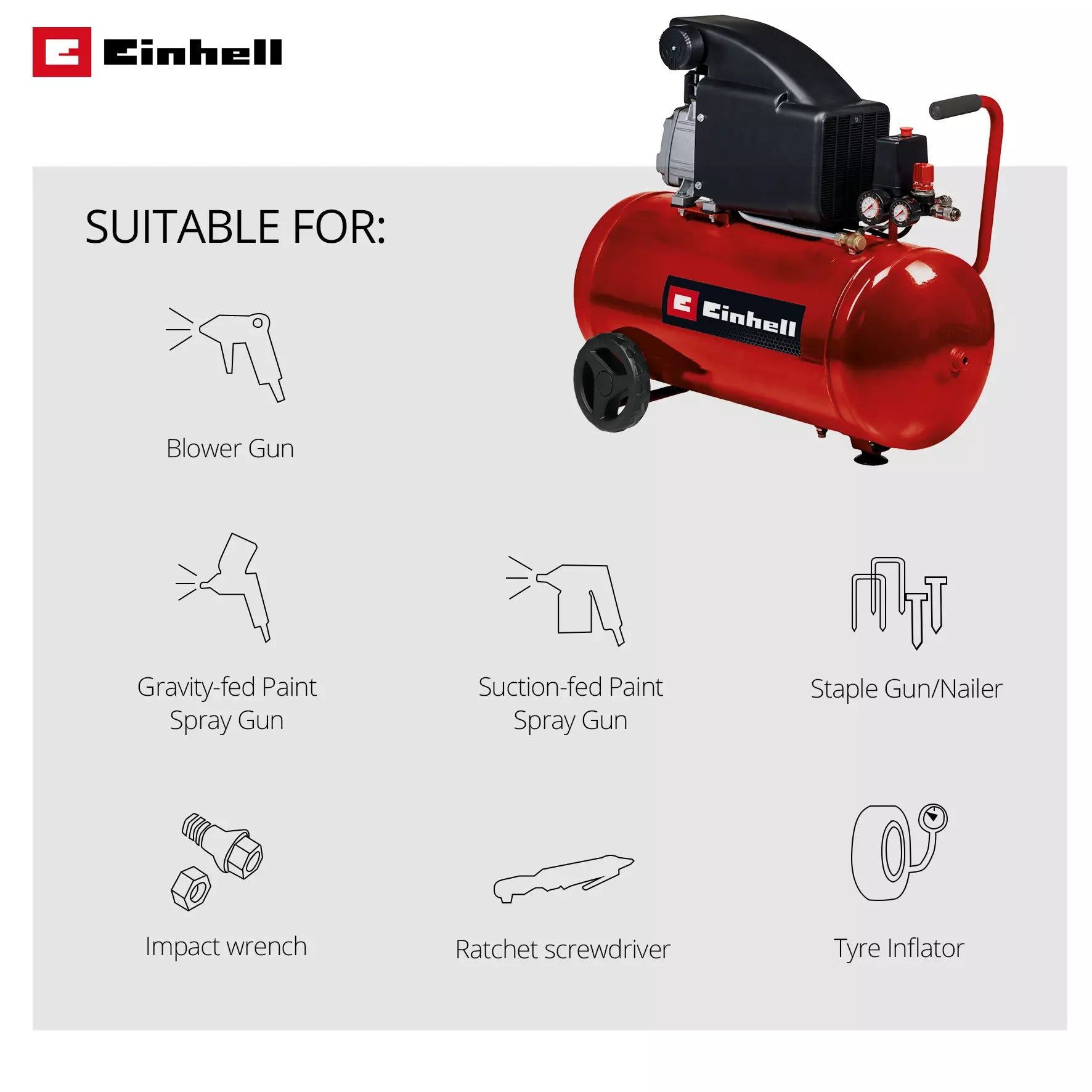 EINHELL TC-AC 270/50/8 Compresor