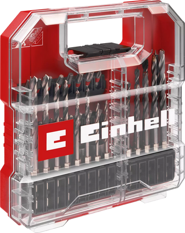 EINHELL Set 40 burghie si biti Einhell L-CASE 49109053, 25 mm, suport biti cu schimbare rapida, chei tubulare, burghiu cap infundat