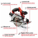 EINHELL TE-CS 18/165-1 Li - Solo Circular de mana fara fir-2