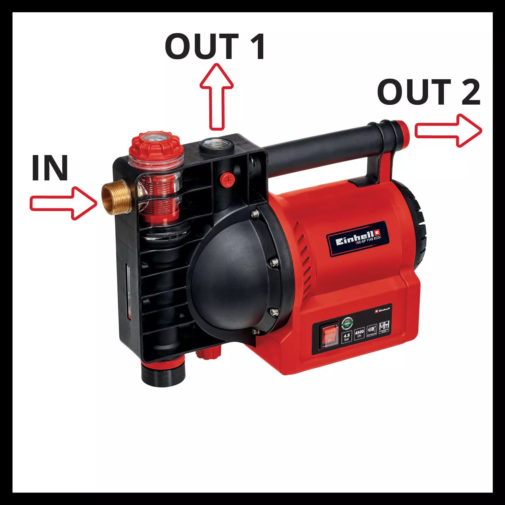 EINHELL GE-GP 1145 ECO Pompa gradina