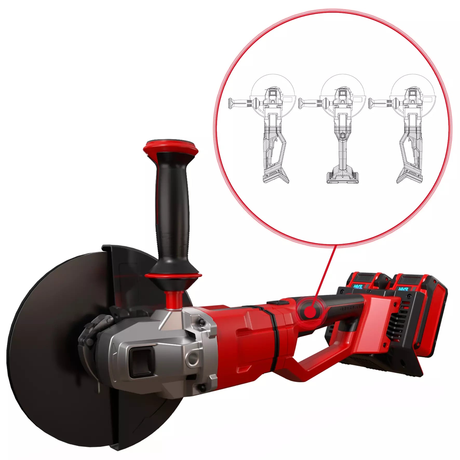 EINHELL AXXIO 36/230 Q PROFESSIONAL Polizor unghiular fara fir