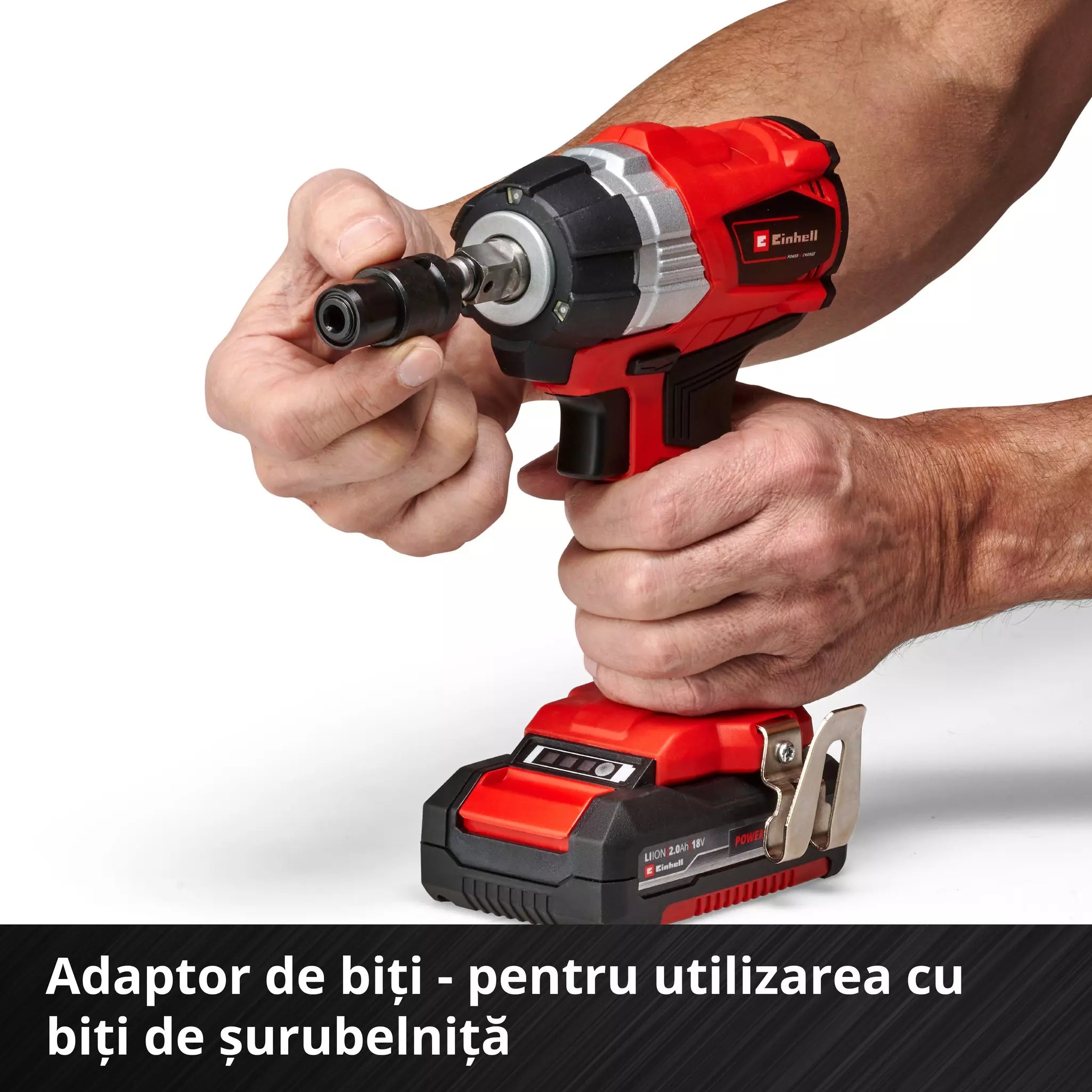 EINHELL TP-CW 18 Li Brushless  PROFESSIONAL Cheie cu impact fara cablu + Set 1 acumulator si incarcator, Li-Ion, 18 V, 2.5 Ah