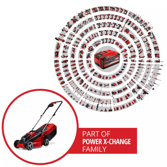 EINHELL GE-CM 18 Li Set (2x3,0Ah) Masina de tuns iarba cu acumulatori