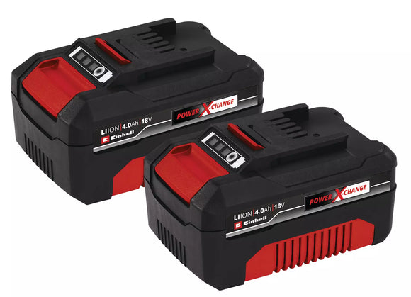 EINHELL 2 x 18v 4,0Ah PXC TwinPack