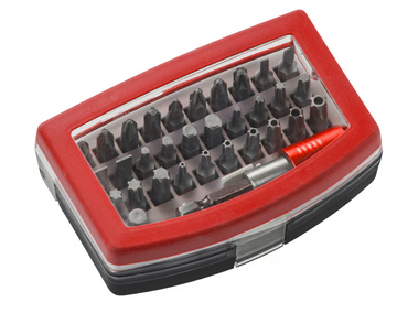 EINHELL Set 32 biti universal KWB 49118490, crom-vanadium, holder magnetic, agatatoare centura