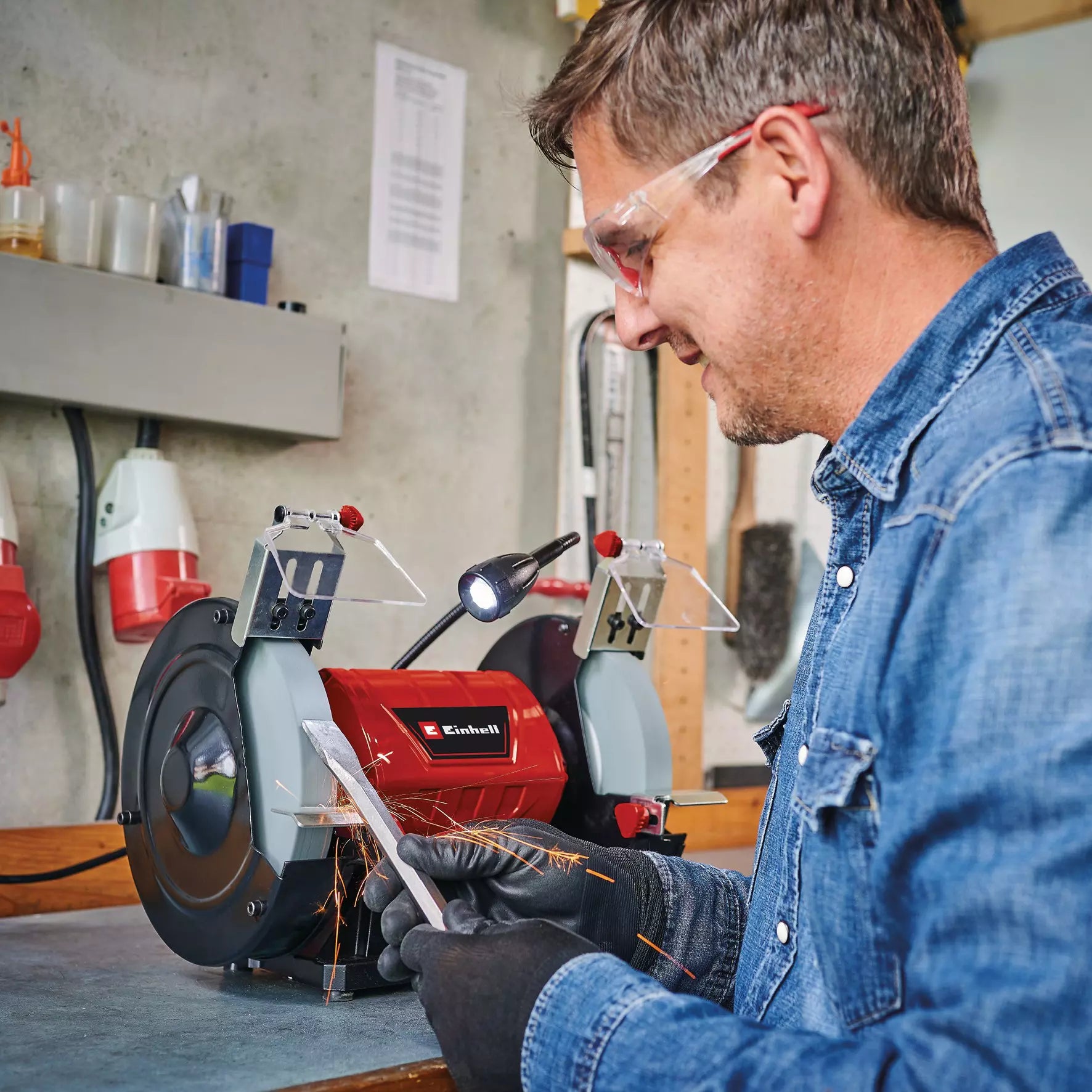 EINHELL TC-BG 200 L Polizor de banc - 0