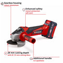 EINHELL TC-AG 18/115 Li (1x4,0Ah) Polizor unghiular pe acumulator-3