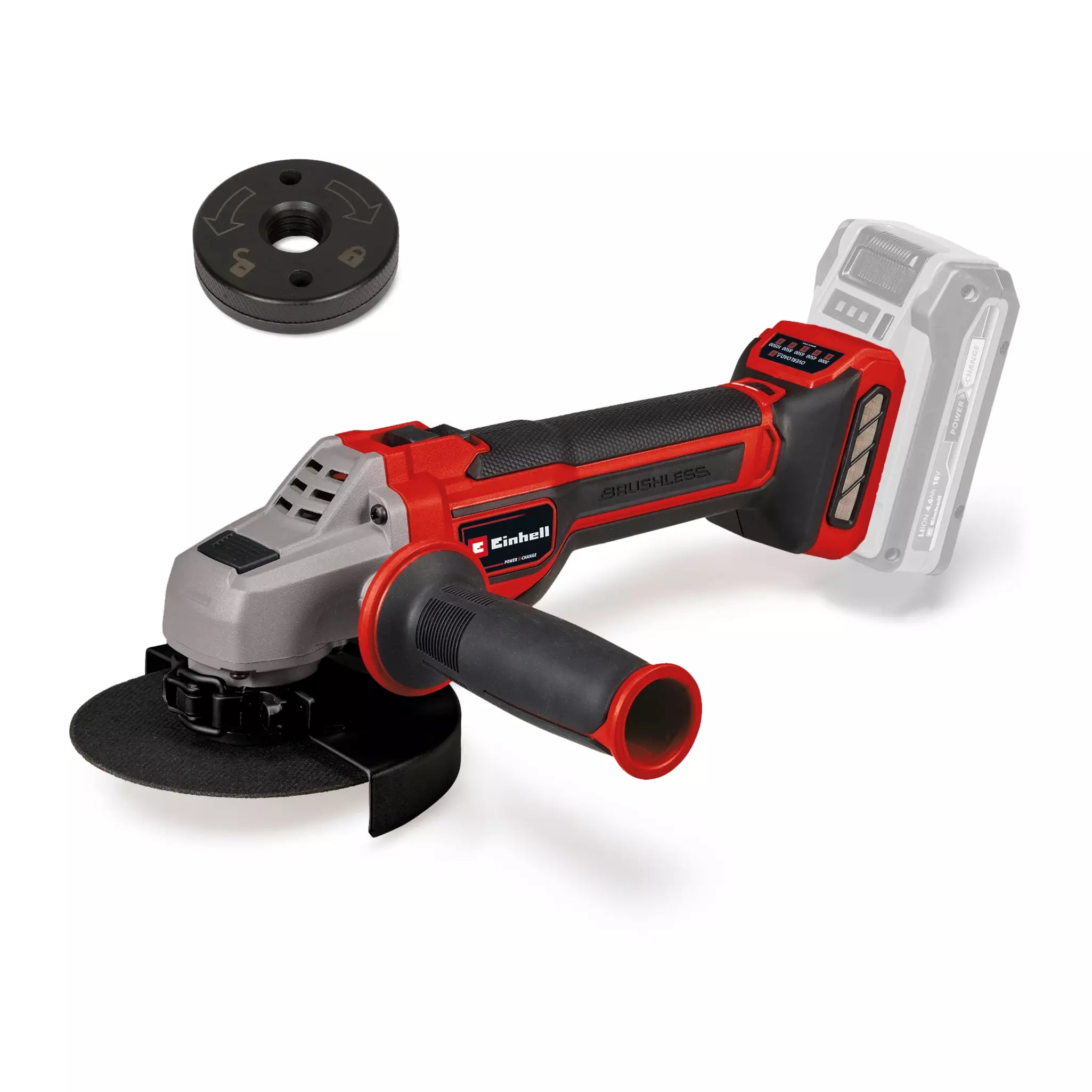 EINHELL TP-AG 18/125 CE Q Li - Solo PROFESSIONAL Polizor unghiular fara fir