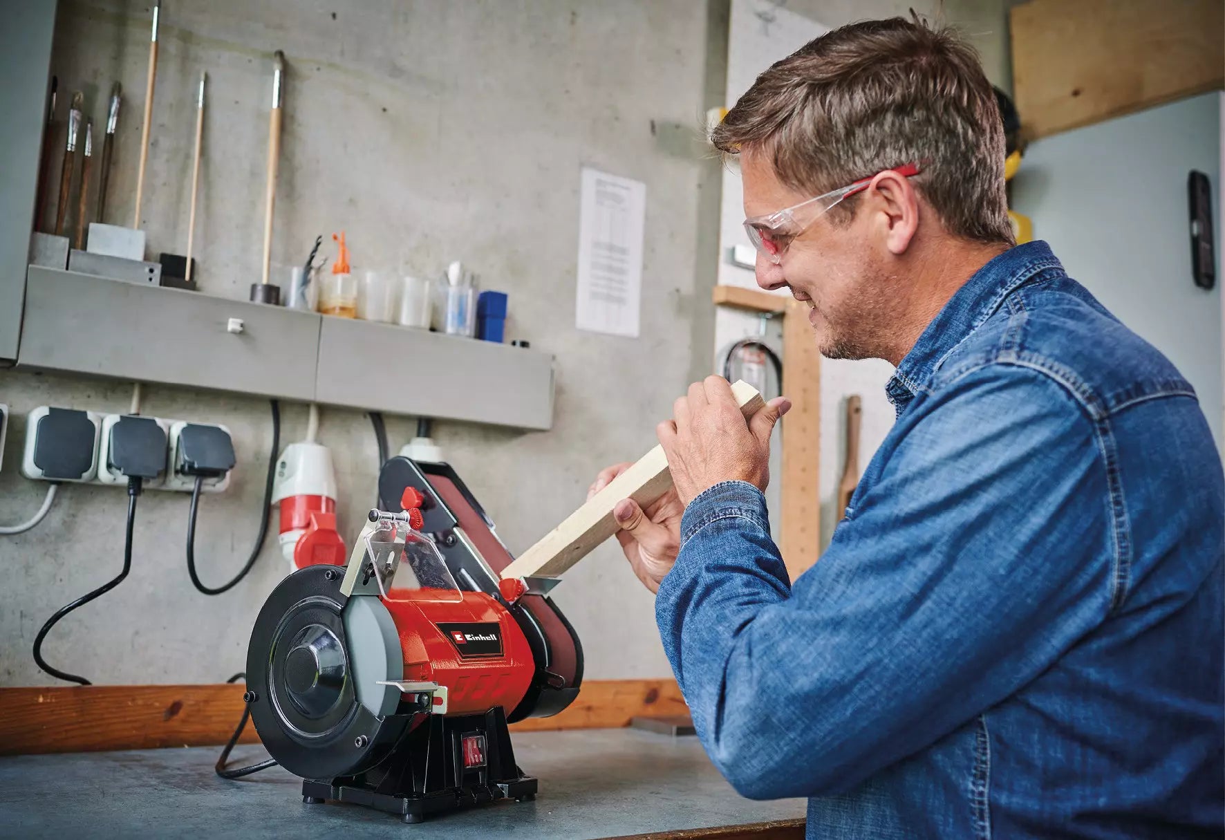 EINHELL TC-US 350 Polizor cu banda - 0